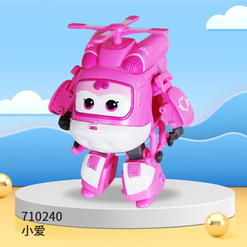 奥迪双钻超级飞侠大变形机器人玩具机库墙乐迪男孩710240小爱主角款