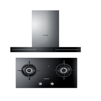 casarte)厨电套装ct16eg(s) g2kg92(12t)(tc)直吸式18立方大风量油