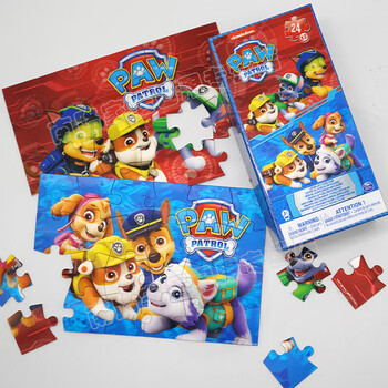 儿童玩具3到6岁拼图3d立体48男孩女孩拼装 汪汪队立大功闪闪拼图2组*