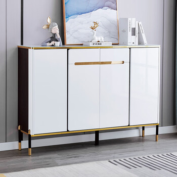 佐思堡新款烤漆鞋柜家用门口楼道外大容量收纳储物柜网红轻奢入户柜