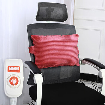 电热坐垫插电式多功能电热腰枕加热椅垫办公室电暖垫发热暖腰垫[进店