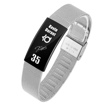 宜炫篮球手环科比欧文杜兰特詹皇库里周边不锈钢饰品学生运动手链凯文