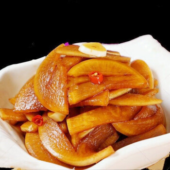 开胃萝卜片 酸甜爽口脆萝卜即食凉菜特色饭店素菜成品小菜 半斤