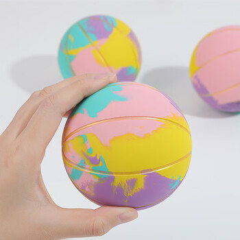 缤纷色彩迷你凹槽弹力球 9cm
