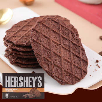 山满田韩国进口网红零食hersheys好时巧克力华夫饼好时薄脆饼干生日