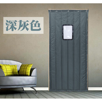 加厚空调棉门帘秋冬季保暖防风家用挡风隔音冷库保温隔断密封帘子深