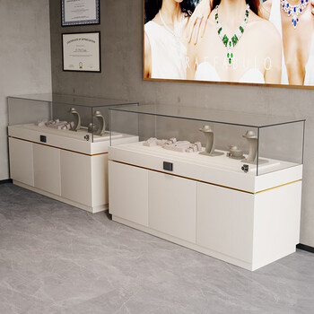 积易木坊珠宝展示柜商场珠宝玻璃柜台首饰品展示柜博物馆古董文物展示