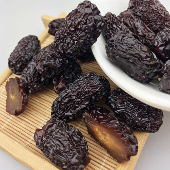 山西黑枣紫晶枣特级大黑枣乌枣吕梁枣阿胶枣大红枣干袋装山西特产2斤