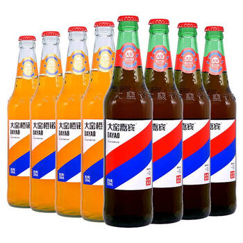 客家爱情大姚饮料橙诺大尧汽水荔枝内蒙特产嘉宾520ml*12瓶整箱玻璃瓶