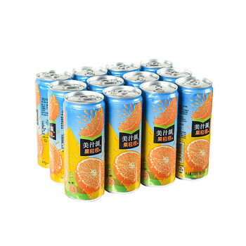 【优质好物】(coca-cola)美汁源 椰子汁 1kg*6瓶 整箱装 果粒橙310ml*