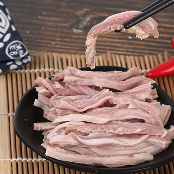 麻友记猪肚丝半成品熟食特产免切新鲜冷冻每斤30红肠免切猪肚丝净重1