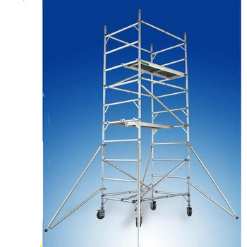 单双宽铝合金脚手架直爬梯加厚家用铝制品快装焊接架工程移动梯子