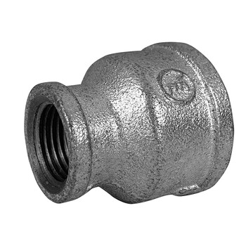 锦超越镀锌内丝异径直通变径大小头镀锌变径直接管箍玛钢管件内牙变径