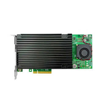 芯梦达 PCIe3.0 X8转4口M.2 NVME固态硬盘扩展卡RAID转接卡PLX8747主控卡 单面4口附带大散热片(仅支持全高) PCIe 3.0X8转4口M.2NVME转接卡