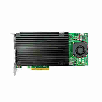 芯梦达 PCIe3.0 X8转4口M.2 NVME固态硬盘扩展卡RAID转接卡PLX8747主控卡 单面4口附带大散热片(仅支持全高) PCIe 3.0X8转4口M.2NVME转接卡