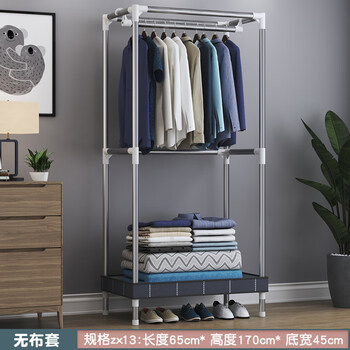 简·易·衣·柜家用卧室布衣柜全钢架加厚出租房收纳挂衣橱钢管结实