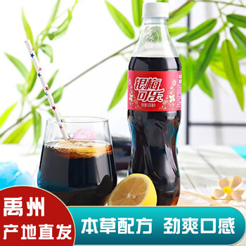 流传金方河南禹州特产银梅可乐瓶装碳酸饮料果味汽水怀旧饮品清凉消暑