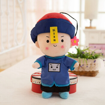 新年礼物  小僵尸毛绒玩具抱枕公仔僵小鱼布娃娃可爱创意玩偶送男女