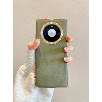 【祖母绿】金属相框羊皮送全屏保护膜 华为 mate 40e pro