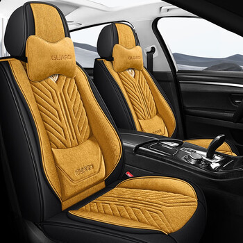 栢斯德适用于2022款吉利博越x18t智慧型座套全包亚麻冬季座椅套车坐垫