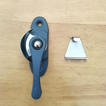 门窗锁塑钢窗双向可调月牙锁推拉平移铝合金门窗不锈钢锁扣窗配件