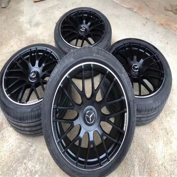 奔驰c63s原厂拆车件19寸轮毂适配c200c260c300e260e300锻造四个轮毂