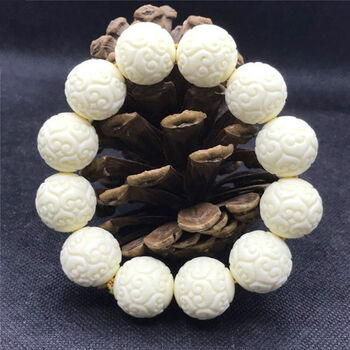 等夏等你文玩象牙果手串 2.