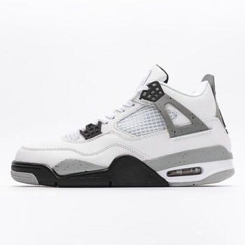 jockwave【官网推荐】aj4低帮气垫热熔岩篮球鞋电母白水泥学生乔