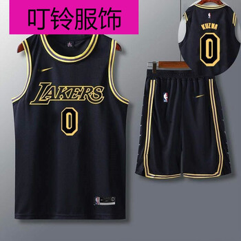 湖人库兹马0号黑色-套装 s( 135-145cm)