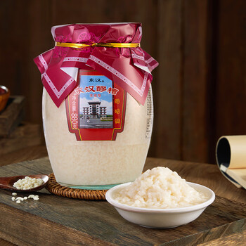 东汉醪糟880g四川大竹特产绿色食品瓶装米酒月子香甜糯米酒酿孕产妇1