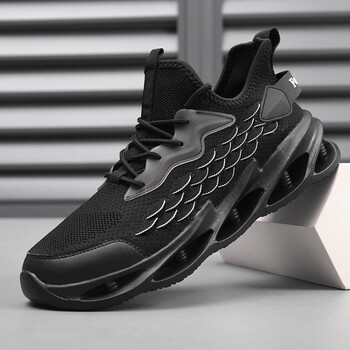 mare森马集团夏季透气椰子男鞋飞织运动跑步休闲防臭耐磨跑鞋刀锋潮鞋