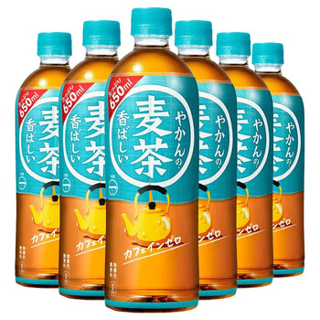 可口可乐(coca-cola)大麦茶味饮料650ml 日本原装进口 夏日即饮茶饮料