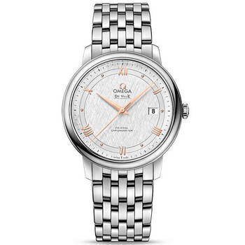 欧米茄omega瑞士手表男碟飞系列自动机械日历休闲钢带腕表395mm