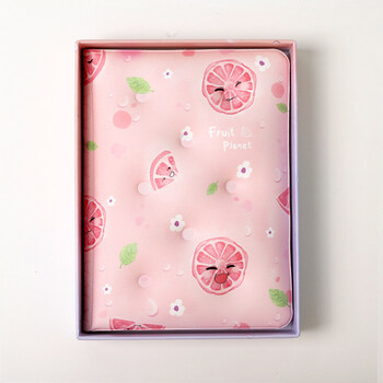 手帐本创意可爱少女心充气睡眠本子心情日记本水果枕头减压手账本澜郜