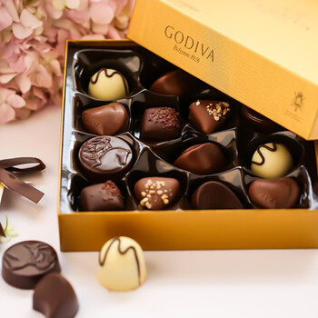 比利时进口歌帝梵godiva巧克力礼盒装圣诞节女友礼物零食 【顺丰】金