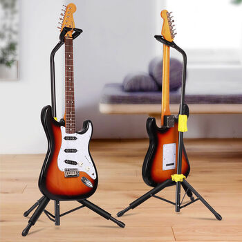 吉他架落地放吉他的架子家用重力自锁立式支架地架电吉他展示琴架一键