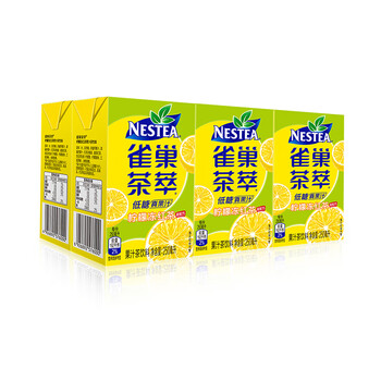 nestle雀巢茶萃柠檬冻红茶果汁 茶饮料250ml*6 联包