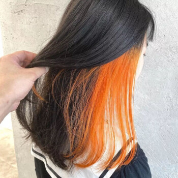 脏橘色(头发已有8度黄选)