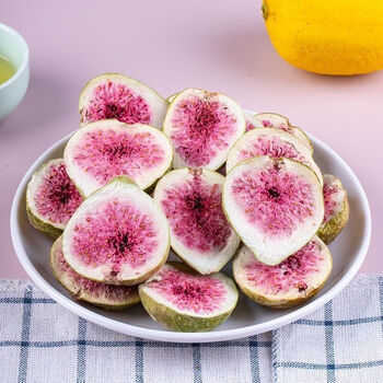 冻干无花果脆脱水即食综合果蔬脆片蛋糕装饰无花果干烘焙雪花酥精选