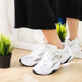 耐克(nike) m2k tekno纯白银白男鞋女鞋复古老爹鞋运动休闲鞋跑步鞋