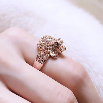 嫁福金蟾戒指轻奢男霸气个性食指女三条腿三只脚生日礼物手指围17号