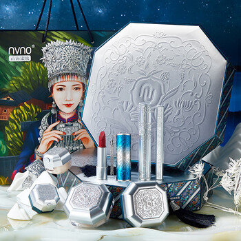 花西子国潮中国风彩妆礼盒套盒十件套美妆口红礼盒表白神助攻礼物