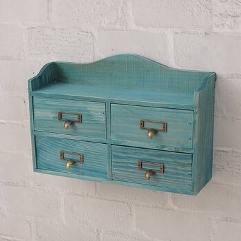 免打孔实木挂墙壁置物架墙上壁柜格子储物柜卧室墙柜小收纳柜壁挂定制