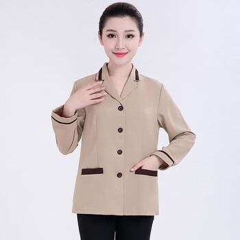 恩若凡保洁工作服长袖秋冬季服秋冬装女宾馆超市物业小区医院员套装
