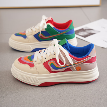 女士板鞋>西马驼(ximatuo)>西马驼(ximatuo)彩虹国潮鸳鸯鞋女2023春