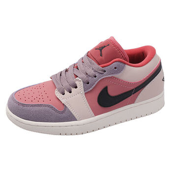 乔1男女鞋闪电蓝白倒钩巴黎紫罗兰篮运动球鞋板鞋 aj低帮粉红紫(纯原)