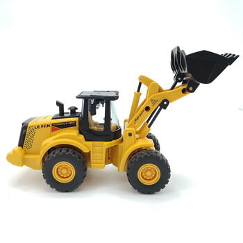 欧迪小猪工程车玩具车惯性运输车男孩耐摔翻斗小号蛋糕摆件生日礼物