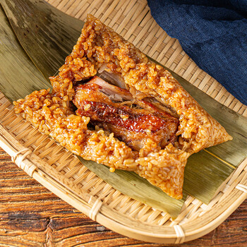 大粽子豆沙蜜枣甜粽真空端午礼品嘉兴真空黑猪肉粽4只真空蛋黄黑猪肉