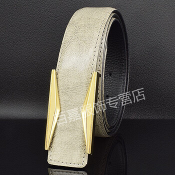 安普里保罗(emrenewpolo)hammsz服饰个性皮带男士平滑扣简约腰带韩版