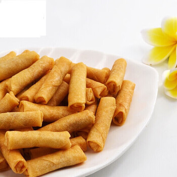 零食小吃香脆虾卷120g虾鲜咸香微辣休闲食品特产点心春卷 120gx4